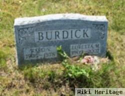 Ward V. Burdick