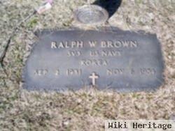 Ralph W. Brown