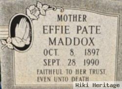 Effie France Pate Maddox