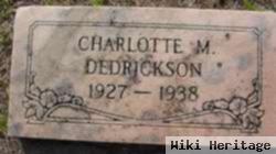 Charlotte M. Dedrickson