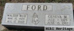 Walter "bud" Ford