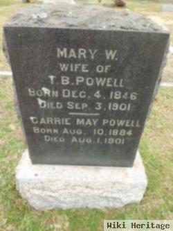 Mary W Powell