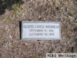 Agness Lavell Nicholas
