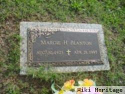 Margie H Blanton