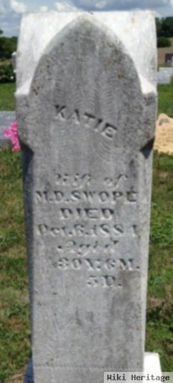 Catharine "katie" Bovie Swope