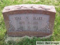 Ione V. Blake