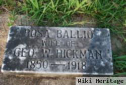 Rosa Baillio Hickman