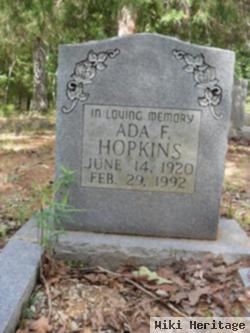 Ada F Hopkins