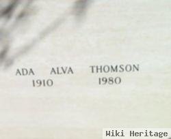 Ada Alva Thomson