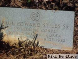 Paul Edward Stiles, Sr