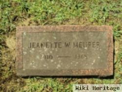 Jeanette Williams Meurer