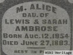 Mary Alice Ambrose