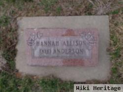 Hannah A. Anderson Allison