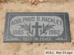 Adolphus D Rackley