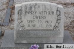 Pansy Arthur Owens