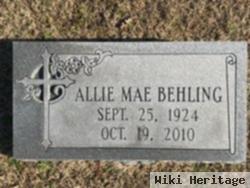 Allie Mae Oliver Behling