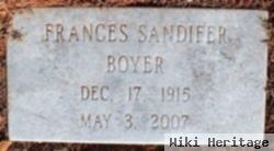 Frances Sandifer Boyer