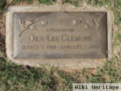 Ora Lee Clemons