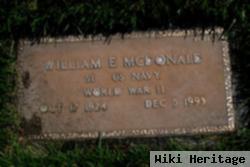 William E Mcdonald