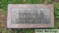 Lisette Wilhelmina "lizzie" Kisow Hoffman