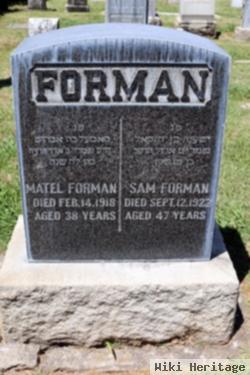 Matel Forman