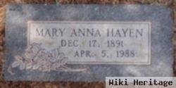 Mary Ann Hayen