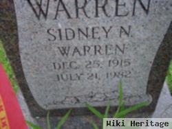 Sidney N Warren
