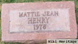 Mattie Jean Henry