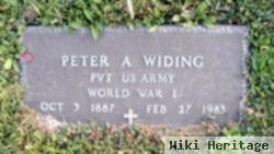 Peter A Widing