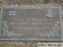 Ruby E Peeler