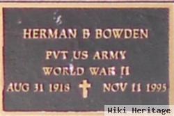 Herman B Bowden