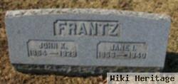 Jane I Kline Frantz