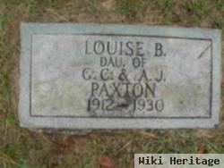 Louise B Paxton