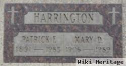 Mary D Harrington
