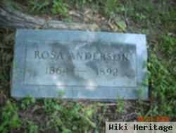Mary Rosannah "rosa" Lavender Anderson