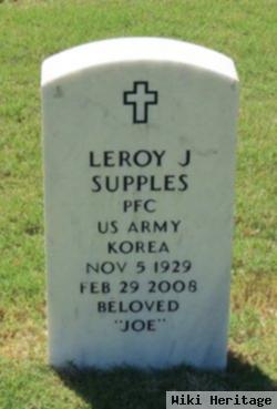 Pfc Leroy J Supples