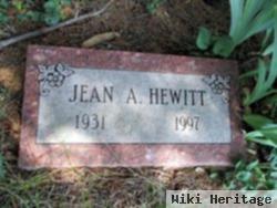 Jean A Hewitt