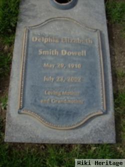 Delphia Elizabeth Smith Dowell