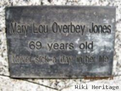 Mary Louise "mary Lou" Overbey Jones