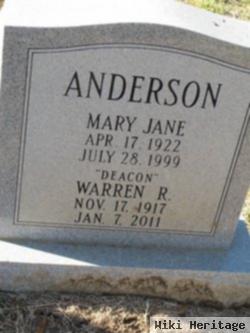 Warren R Anderson