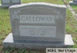 Marjorie Littleton Calloway