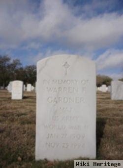 Warren Franklin Gardner