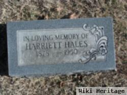 Harriett Reed Hales