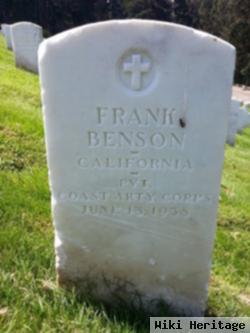 Pvt Frank Benson