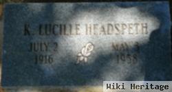 K. Lucille Headspeth