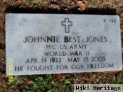 Pfc Johnnie Best Jones
