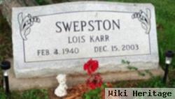 Lois Jean Karr Swepston