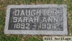 Sarah Ann "sadie" Thornton