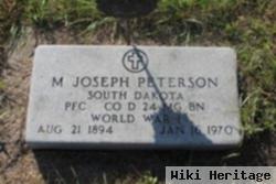 M Joseph Peterson