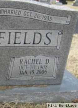 Rachel D Fields